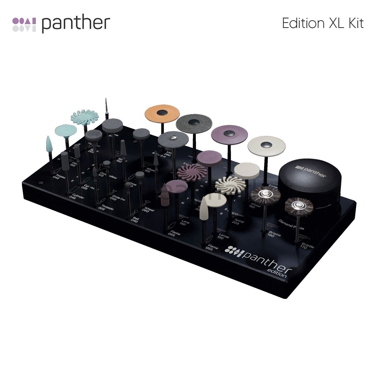 Panther Edition XL  -  Zirkonyum ve Seramik İçin Özel Parlatıcı Kit