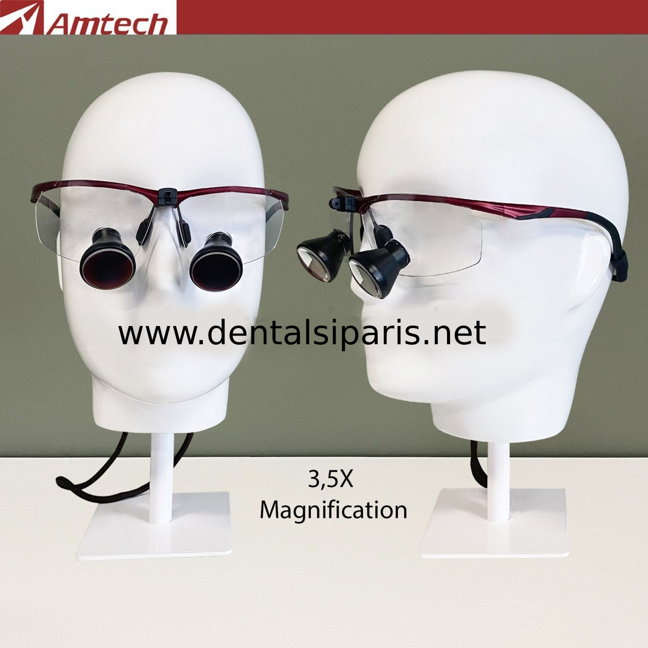 3.5x Büyütmeli Işıksız Spor-Classic Custom Loupe