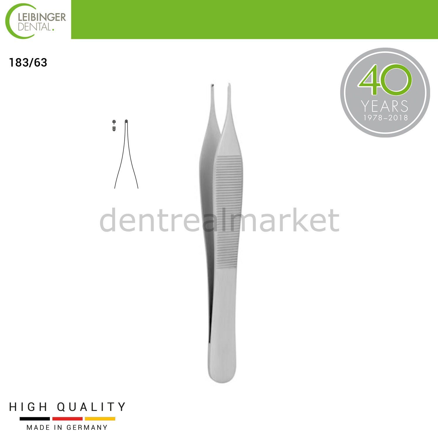 Adson-Micro Cerrahi Doku Pensi - 12 cm