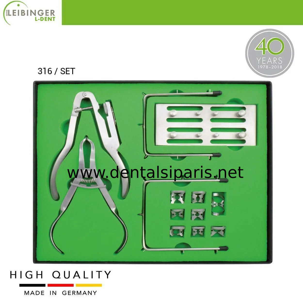 Rubber Dam Basic Klemp Set