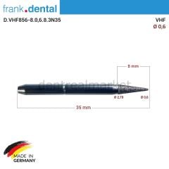 VHF Elmas Cad Cam Drill 0,6 mm