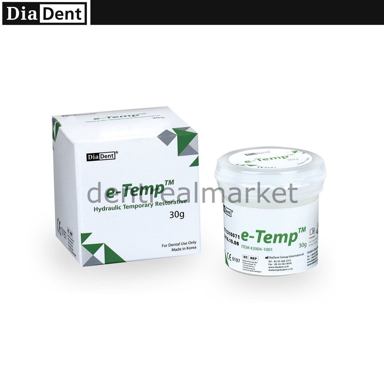 E-Temp Geçici Dolgu 30 gr SKT:05/2025