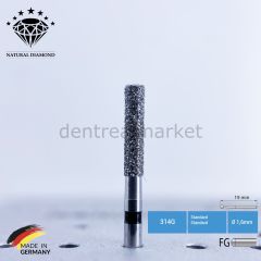 Doğal Elmas Frez - Aeratör - 837 - Silindir - 5 Adet