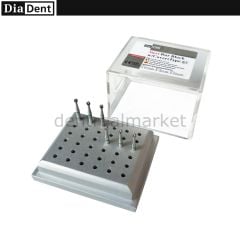 Mini Bur Metal Frez Kutusu Otoklavlanabilir 30 lı - Angıldurva Frezleri İçin ***