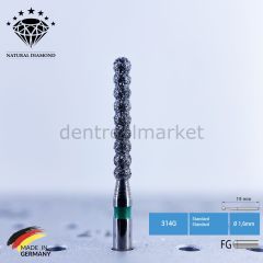 Doğal Elmas Frez - Sipiral - Aeratör 6053 - 5 Adet