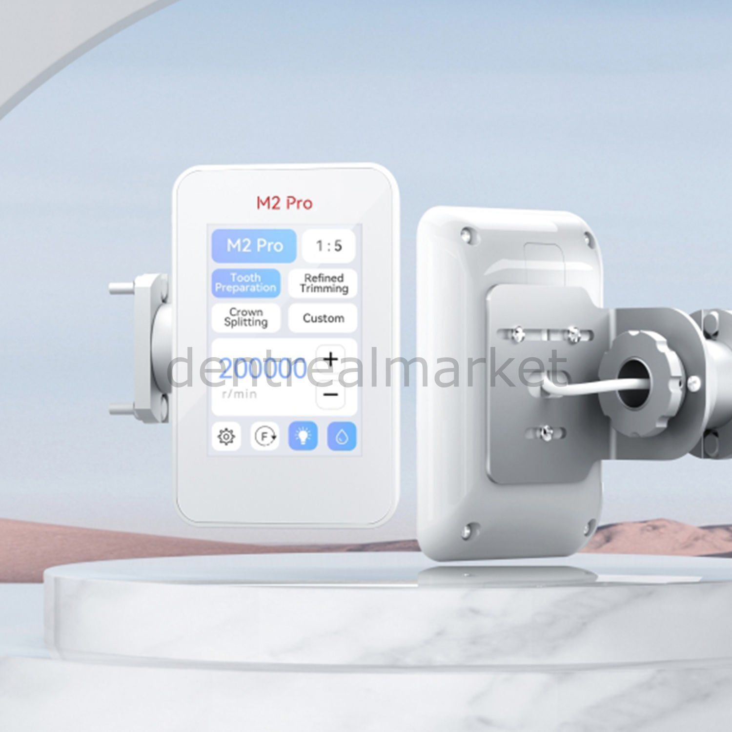 Elektrikli Mikromotor & Kırmızı Kuşak Anguldurva MT2 Set