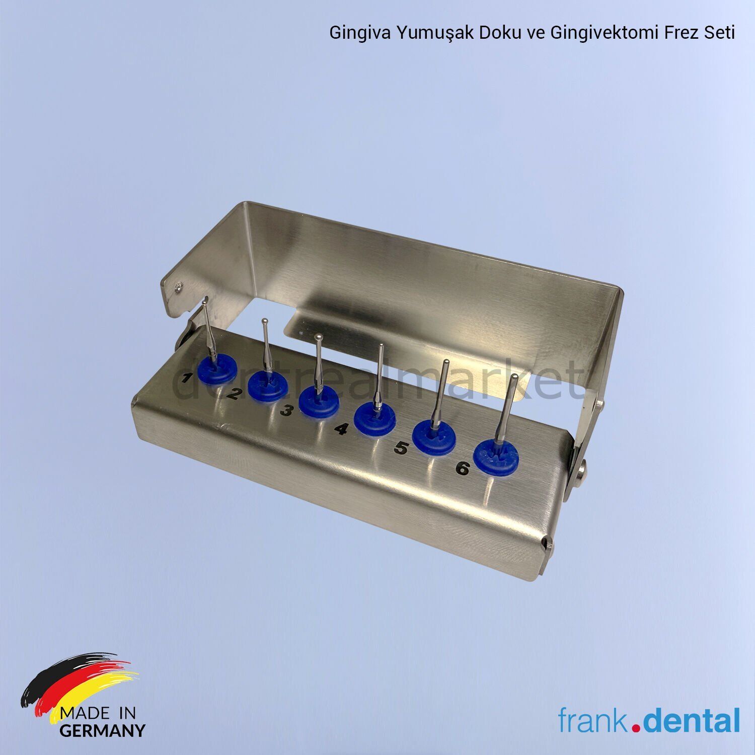 Gingiva Yumuşak Doku ve Gingivektomi Frez Seti