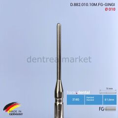 Gingiva Yumuşak Doku ve Gingivektomi Frezi - 882 -  Ø 010