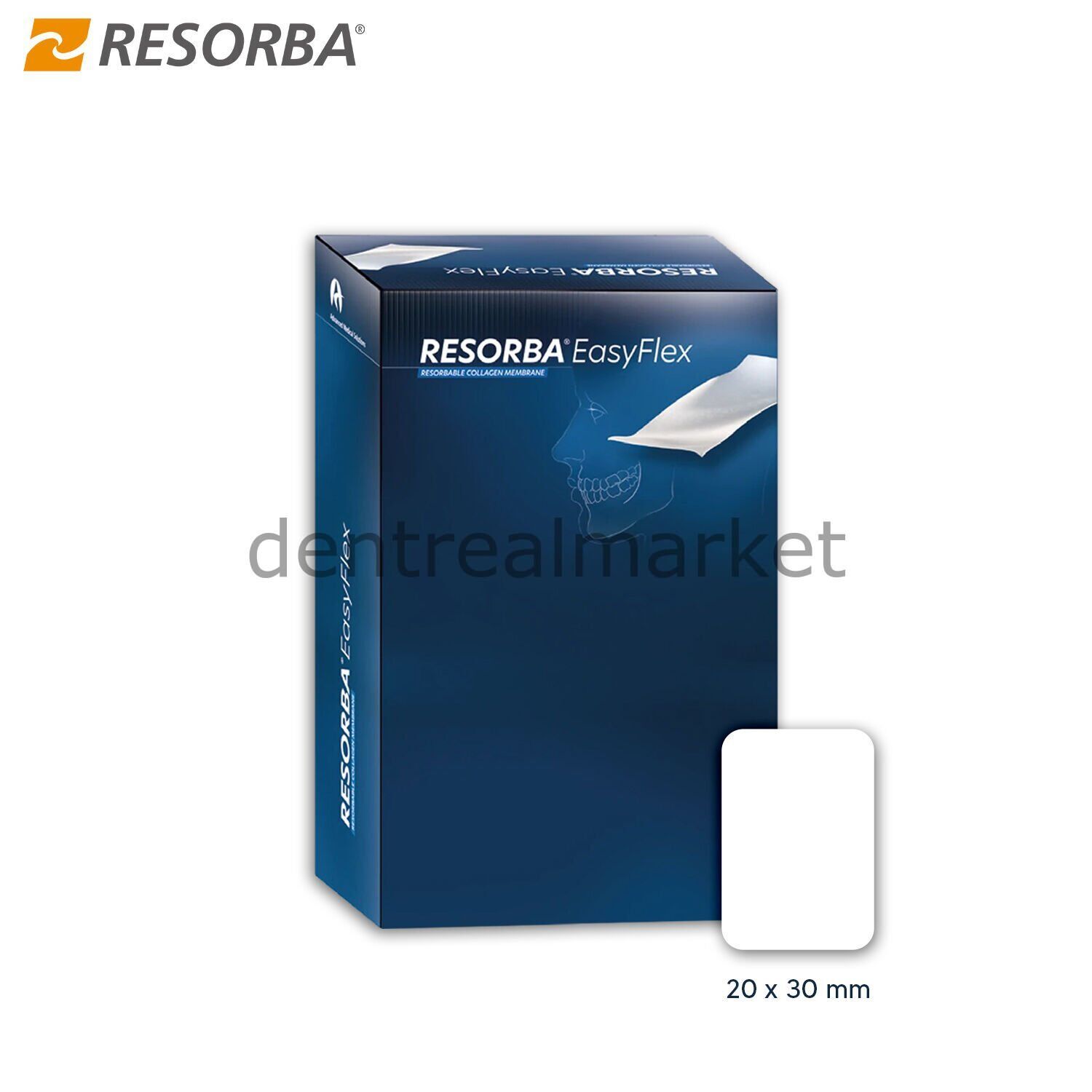 Easy Flex - Esnetilebilir Collagen Membran 20*30 mm SKT:01/2027