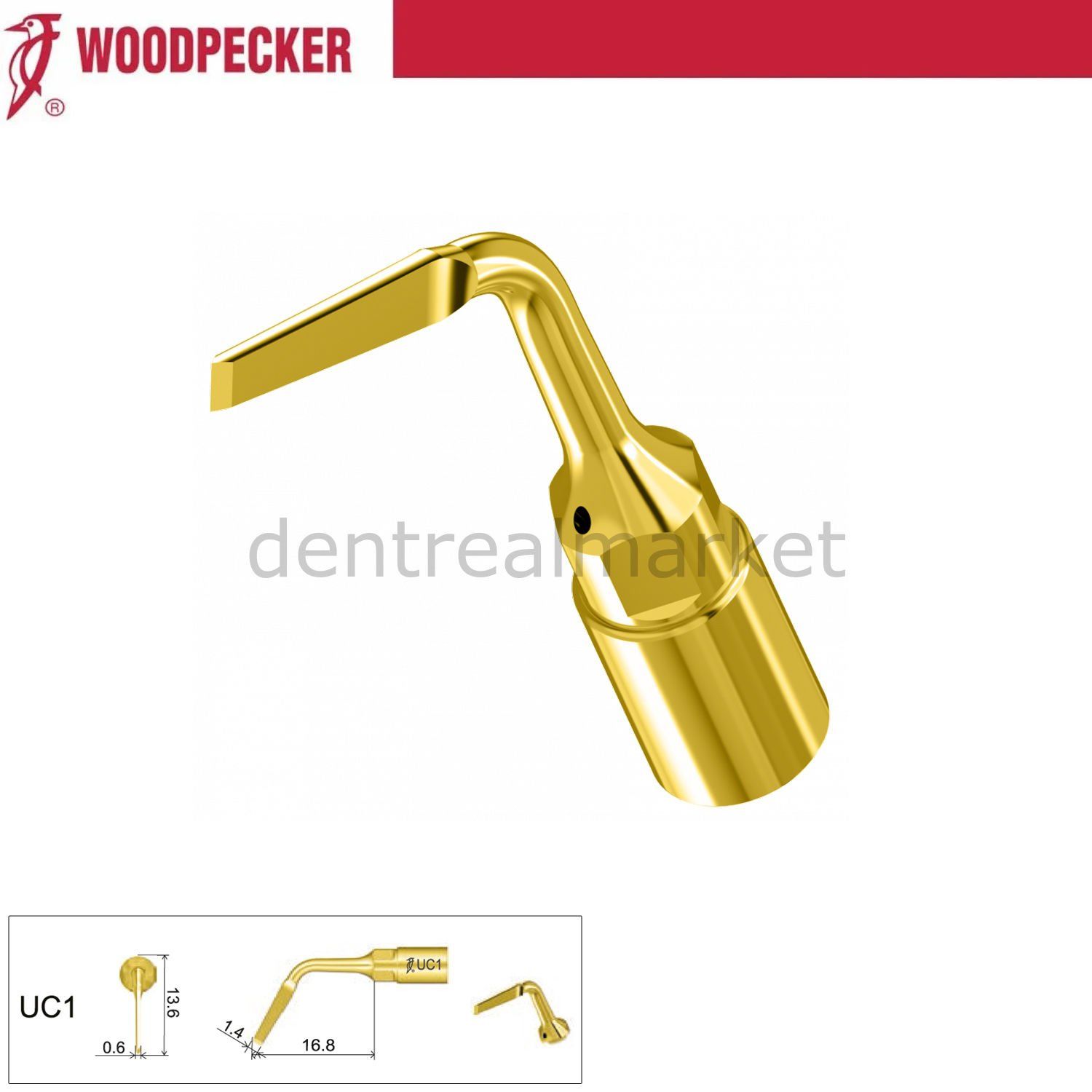 Woodpecker - Mectron Piezo Uç - UC1 ***