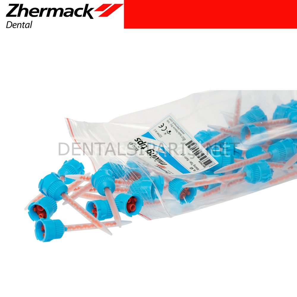 Geçici kuron köprü materyali için karıştırma ucu