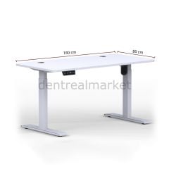 O-Flex Elektrikli Yüksekliği Ayarlanabilir Ergonomik Masa - 180*80 cm