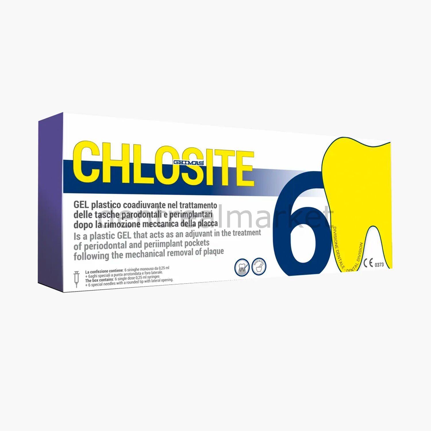 Chlosite Subgingival Antimikrobiyal Lokal Antiseptik Klorheksidin Jel 6*0.25 ml
