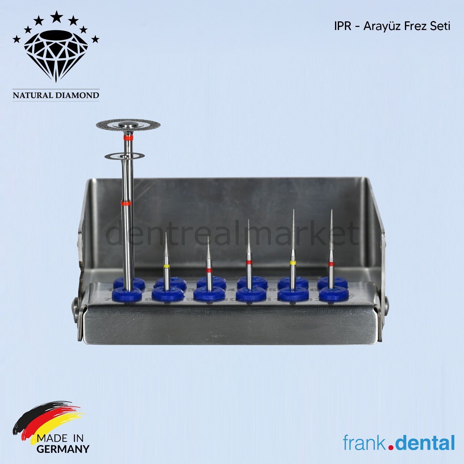 Orthodontik IPR - Arayüz Frez Seti